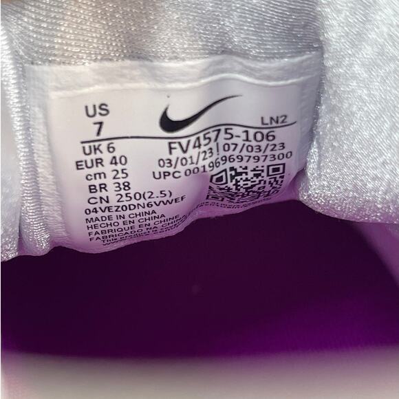 Nike Force Zoom Trout 9 Elite Metal Baseball Cleats Mens Size 7 (FV4575-106) - Picture 11 of 11